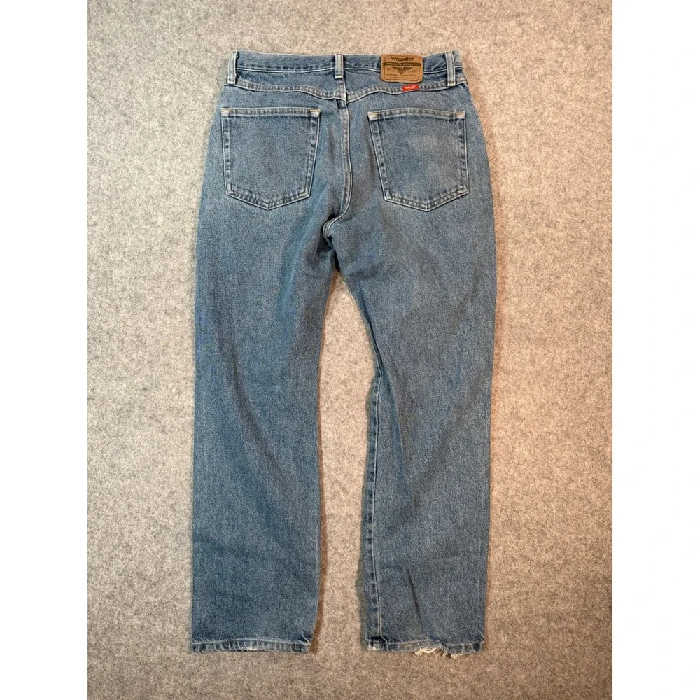 Vintage Wrangler Mens Regular‎ Fit Blue Jeans 33x30 Medium Wash Denim Pants